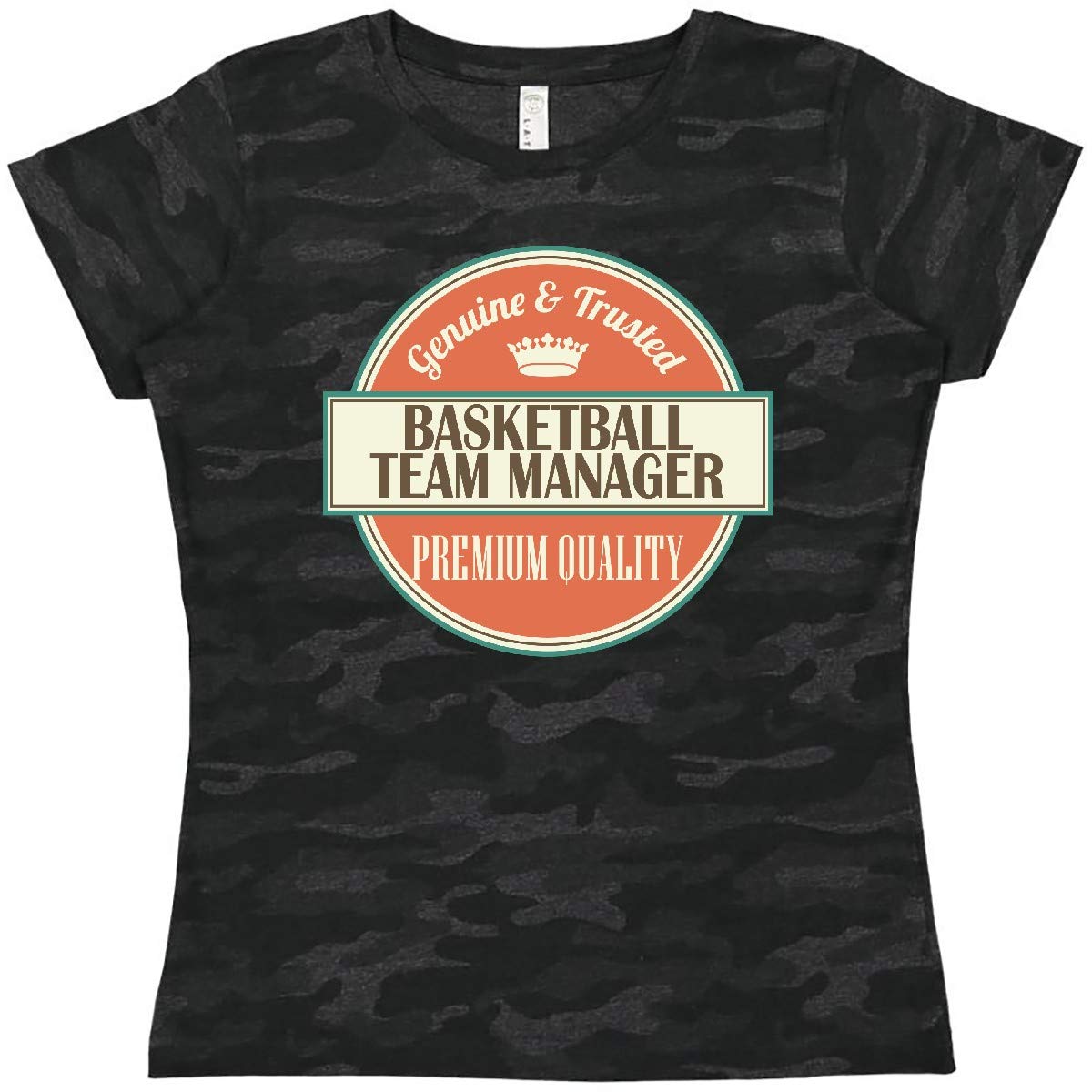 Basketball Team Manager Funny Gift T-Shirt for Women - Perfect for Coaches, Fans & Sports Lovers - Great for Games, Practices & Casual Wear