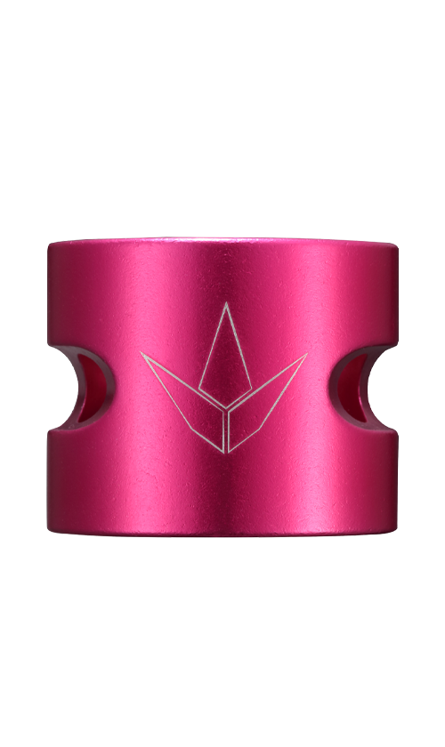 Envy 2 Bolt Oversized Clamp - Hot Pink - Heavy Duty Motorcycle Exhaust Pipe Clamp for Harley, Honda, Yamaha - Perfect for Custom Bike Builds & Performance Upgrades