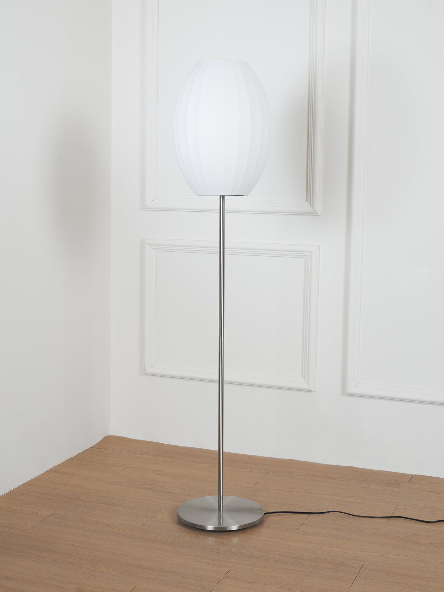 Nelson Floor Lamp - Modern Mid-Century Design LED Standing Light for Living Room, Bedroom & Office - Adjustable Height & Brightness for Reading & Relaxation