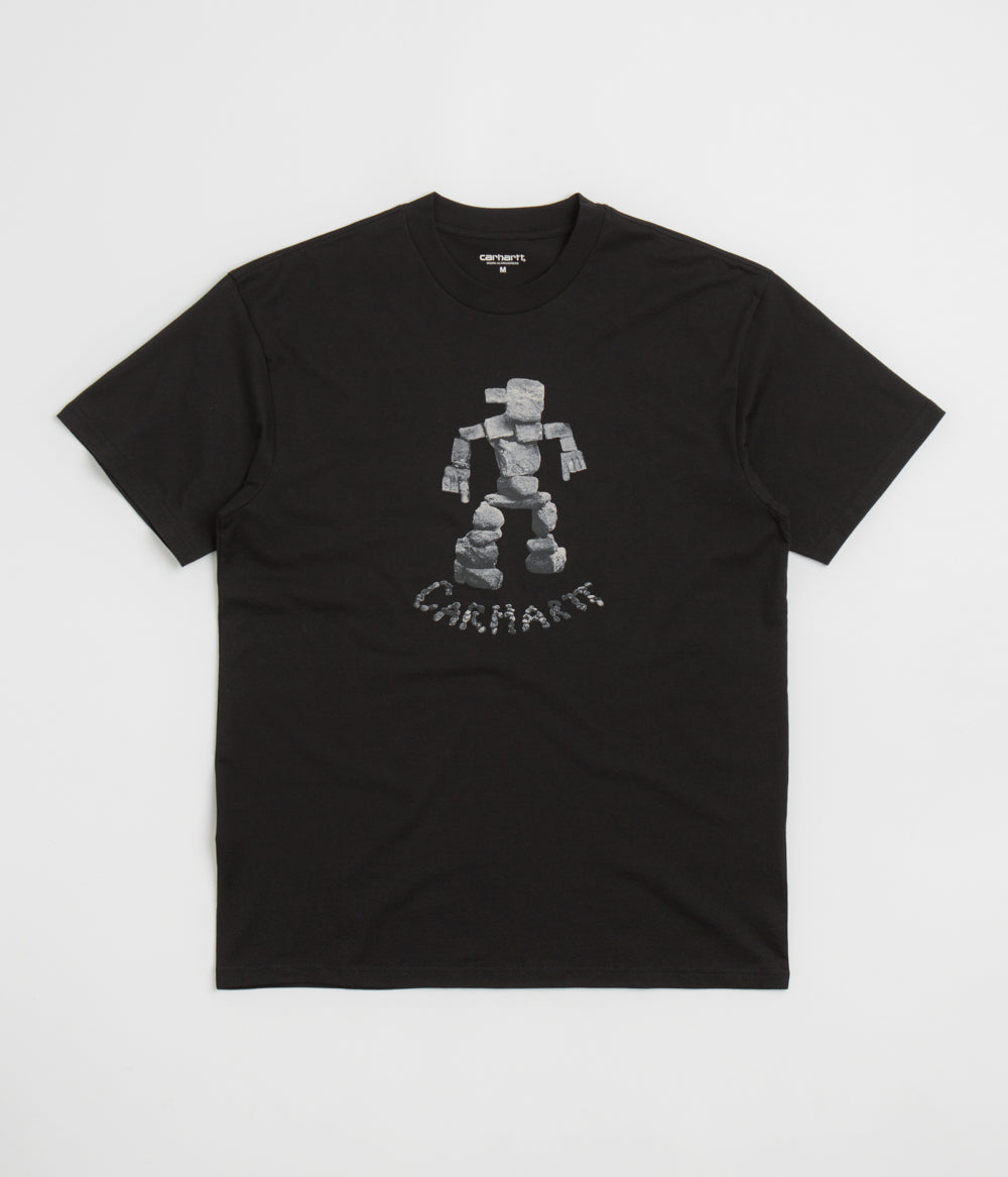 Carhartt Cairn Men's T-Shirt - Black | Comfortable Cotton Crewneck Tee for Work, Casual & Outdoor Activities