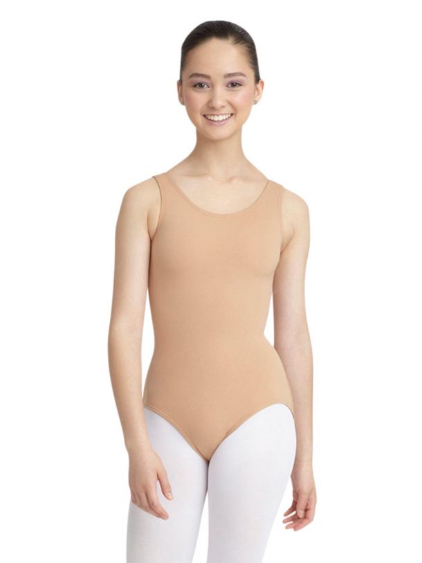 Capezio TB142 Tank Leotard for Dance & Gymnastics - Stretchable Ballet Leotard with Comfort Fit for Women & Girls - Perfect for Ballet Class, Yoga, and Performance