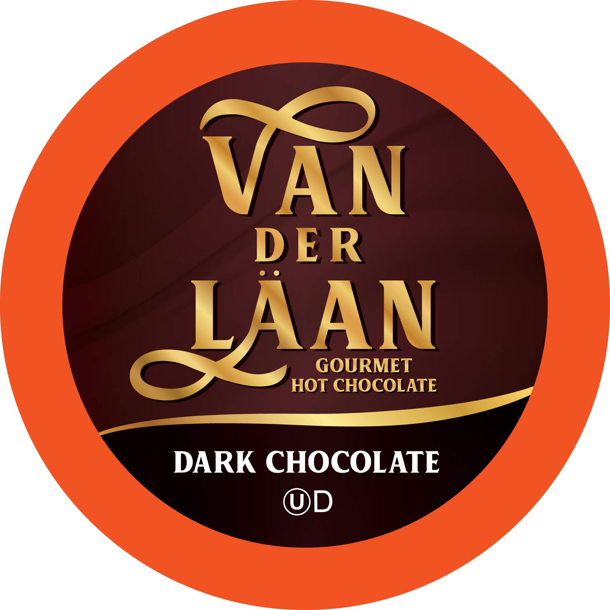Van Der Laan Dark Chocolate Hot Cocoa Pods - Gourmet Dutch Hot Chocolate K-Cups, Compatible with Keurig 2.0 & Single Serve Brewers (40 Count) - Perfect for Winter Nights, Office Coffee Breaks & Holiday Gifts