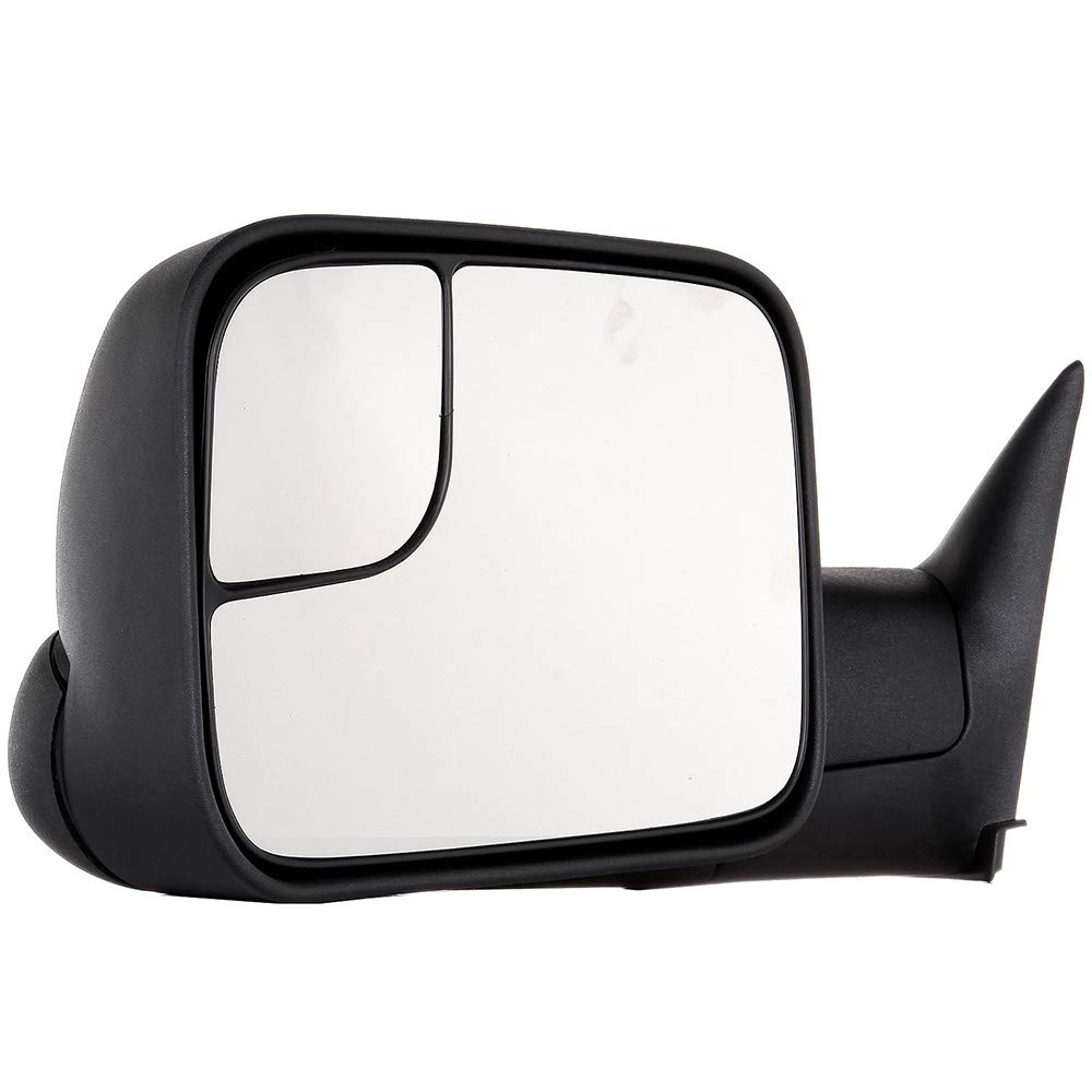 CCiyu Power Heated Towing Mirror for 1998-2002 Dodge Ram 1500/2500/3500 - Wide Angle Rearview Mirror for Enhanced Visibility & Safety - Perfect for Towing, Off-Roading & Night Driving