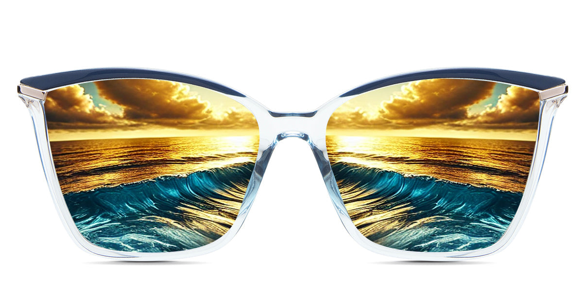 Khloe Women's Prescription Polarized Sunglasses - UV Protection, Fashionable & Comfortable for Driving, Outdoor Activities & Daily Wear