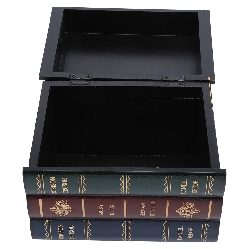 Wooden Book-Shaped Trinket Box - Jewelry Storage for Earrings & Necklaces | Home Decor