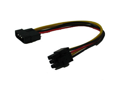 12V 4-Pin Molex to 6-Pin PCI-E Power Adapter Cable - FC46 8 Model - Perfect for GPU Power Supply in Gaming PCs and Mining Rigs