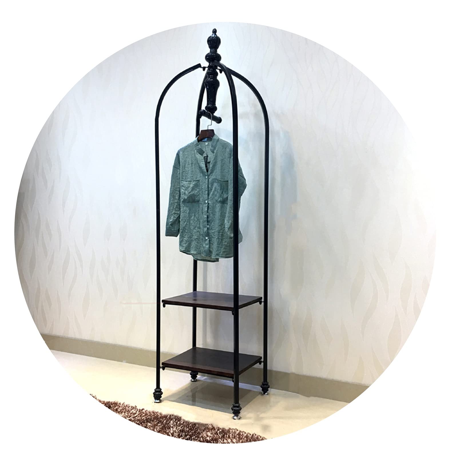 XINGLL 2-Tier Coat Rack Stand - Portable Clothes Organizer for Hallway, Bedroom & Entryway Storage