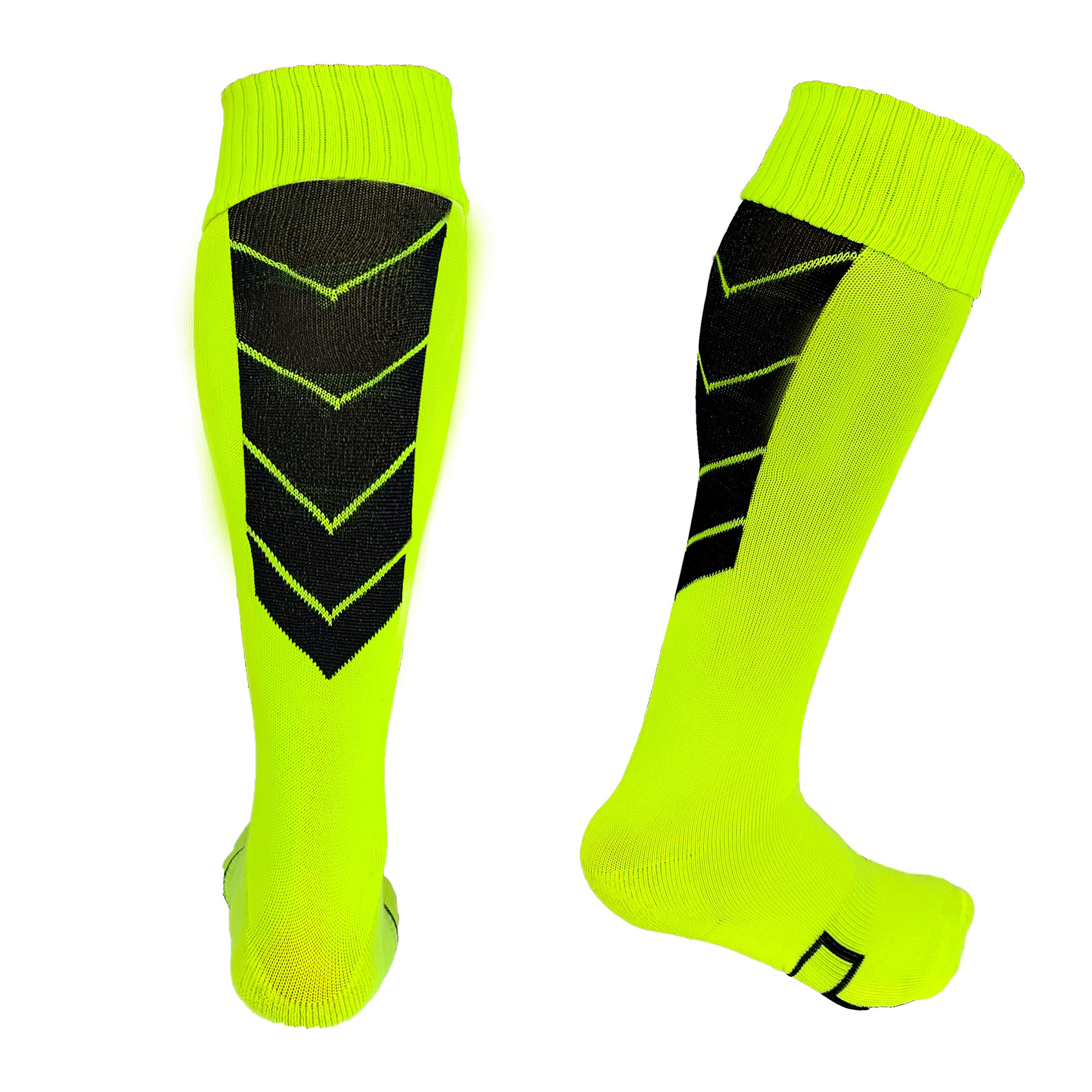 Just 4 Kicks Kids Soccer Socks - Youth Athletic Socks for Boys & Girls - Breathable Cushioned Football Socks for Training & Matches