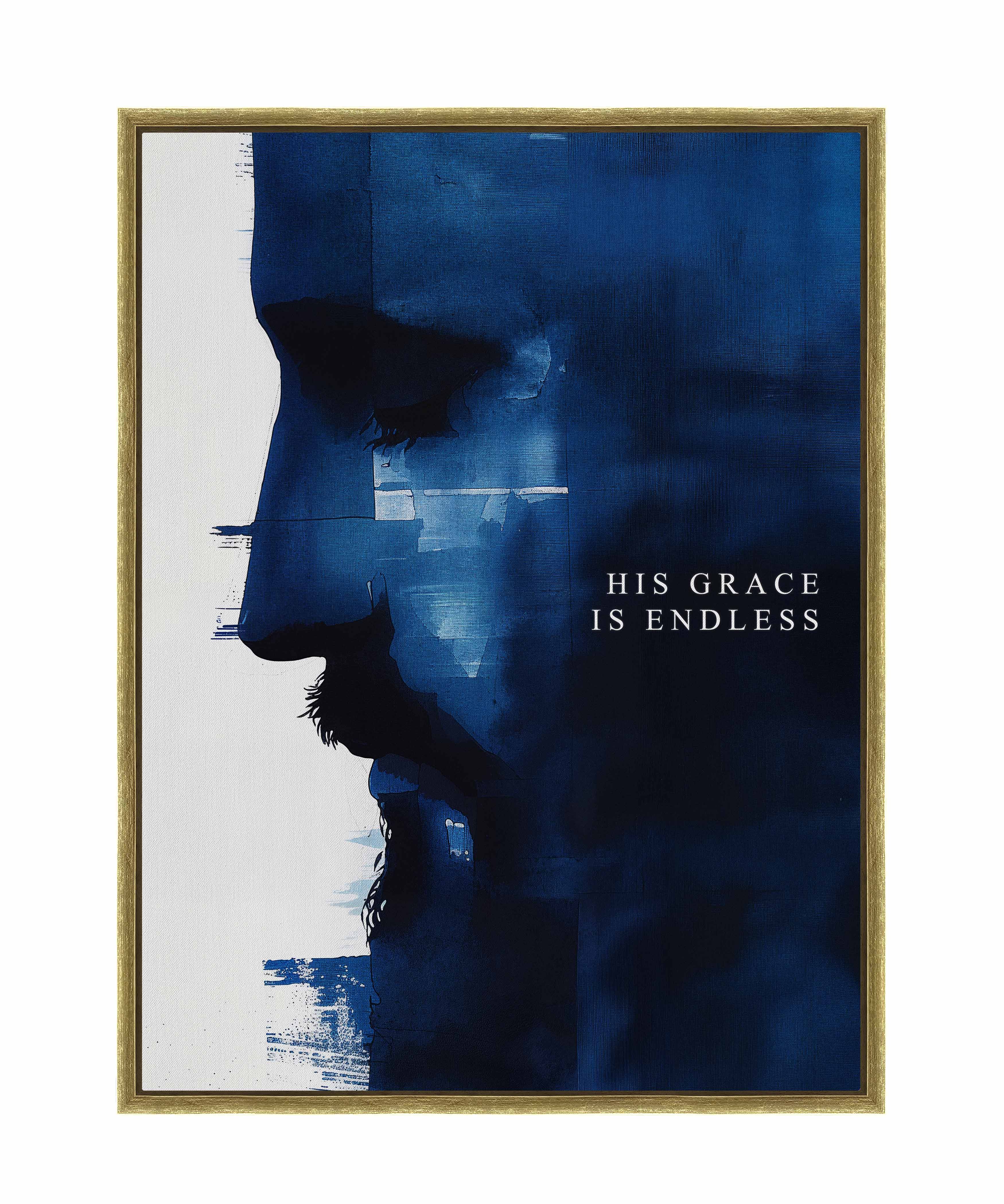 His Grace is Endless - Inspirational Christian Wall Art, Gallery Wrapped Canvas Print for Home Decor, Church & Office - Perfect for Living Room, Bedroom & Spiritual Spaces