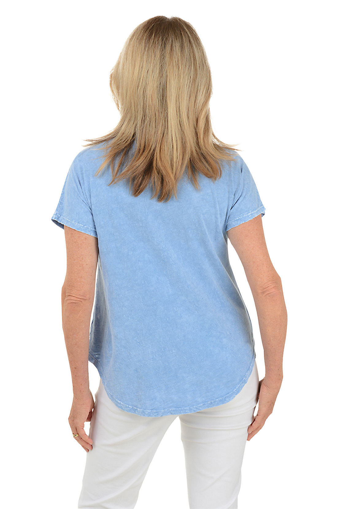 Lily Mineral Wash Short Dolman Sleeve Top - Women's Casual Boho Blouse for Summer, Beach & Vacation Outfits | Lightweight & Comfortable