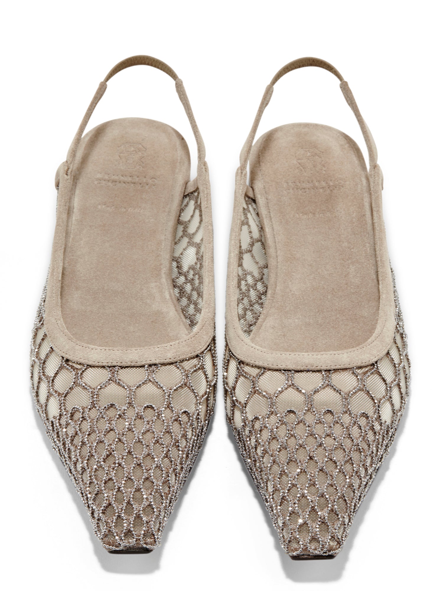 Monili Mesh Slingback Flat Shoes for Women - Comfortable Breathable Summer Sandals with Adjustable Strap | Perfect for Beach, Vacation & Casual Outfits
