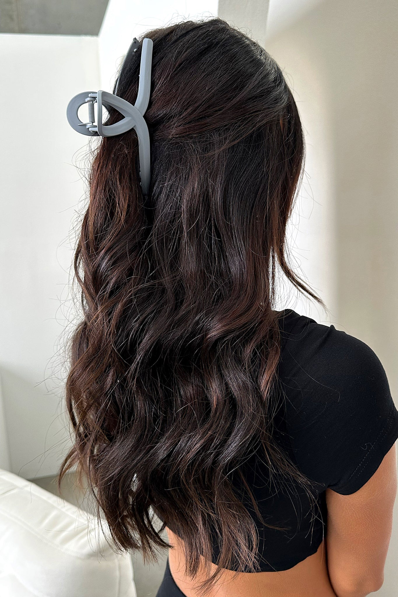 Kayla Claw Clip Hair Accessory - Sleek Grey Hair Claw for Women | Perfect for Ponytails, Buns & Everyday Hairstyles