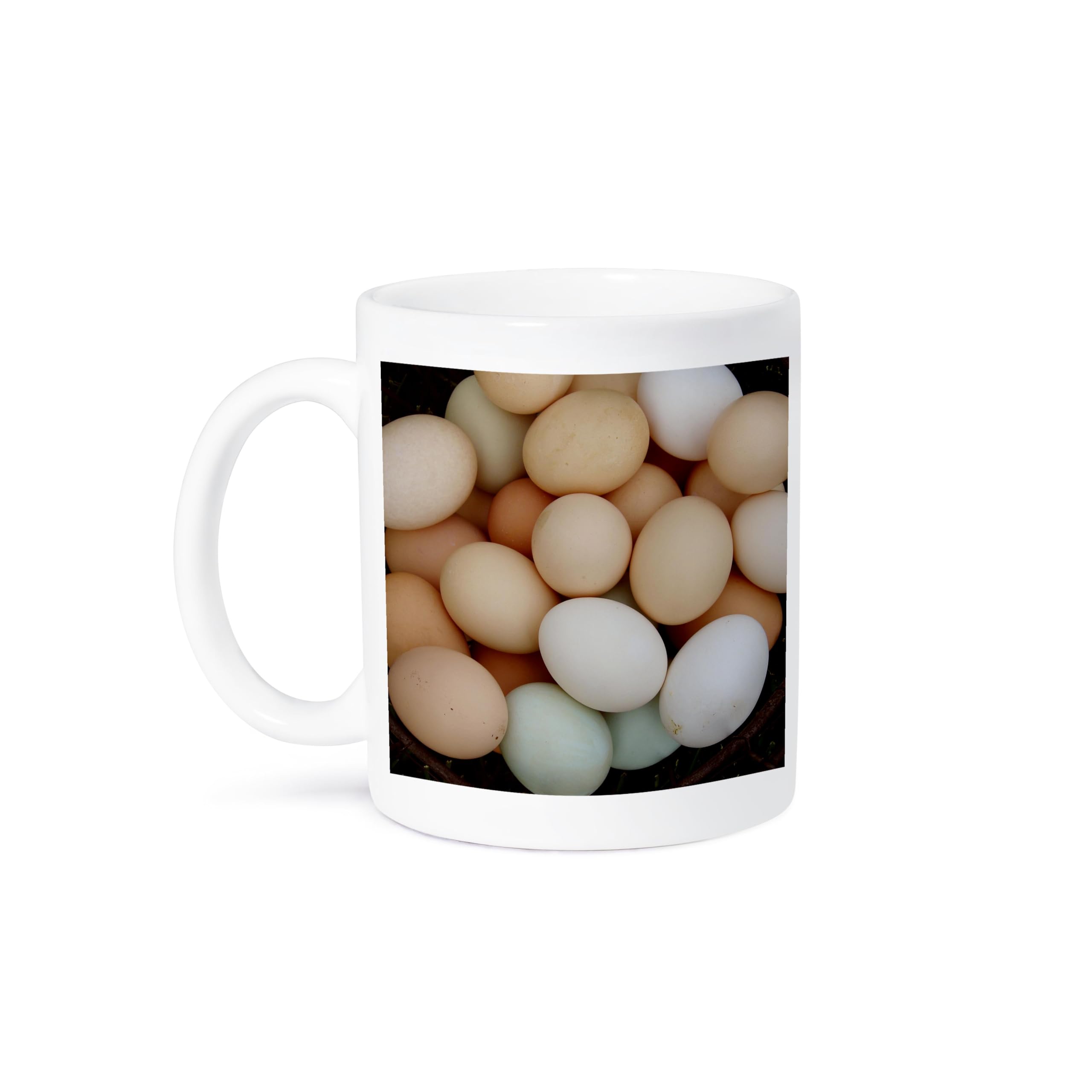 3D Rose Chicken Eggs Mug 11oz - Coffee Cup for Home & Office