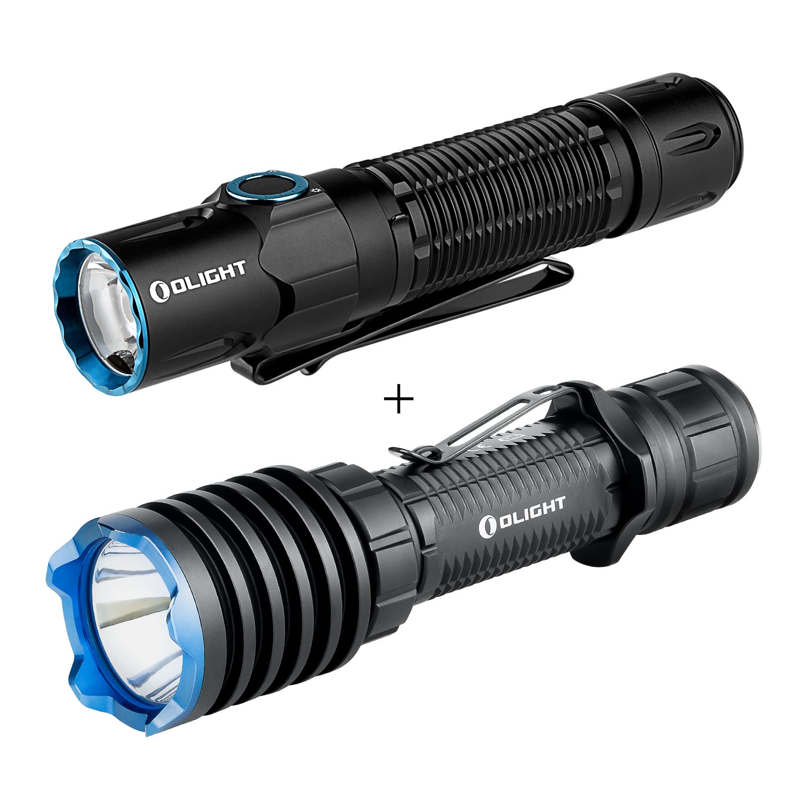 OLIGHT Warrior X Pro 2100 Lumens & Warrior 3S 2300 Lumens USB Magnetic Rechargeable Tactical Flashlights - High-Power LED Flashlights for Outdoor Camping, Hunting, Emergency & Tactical Use