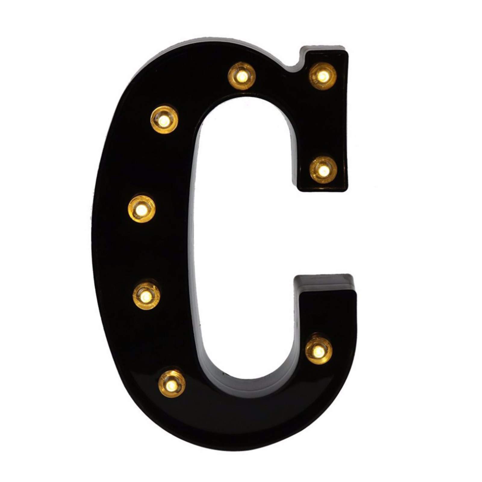 Alphabet Letters LED Night Light - Marquee Wall Lamp for Home, Bar, Nursery & Kids Room Decor - Perfect for Birthday Parties, Weddings & Bedroom Ambiance