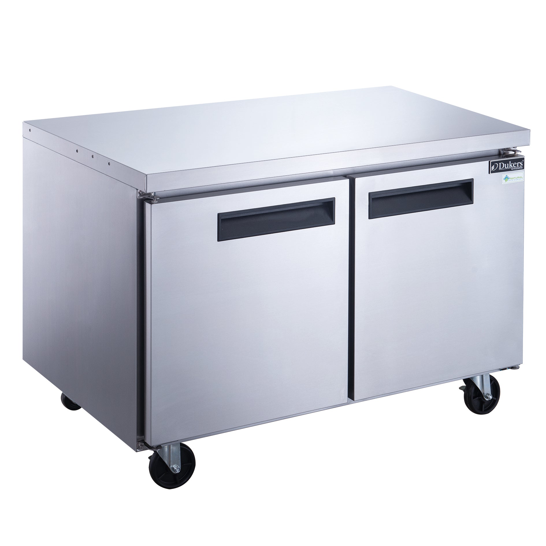 Dukers DUC60F 2 Door Undercounter Commercial Freezer - Stainless Steel, 60