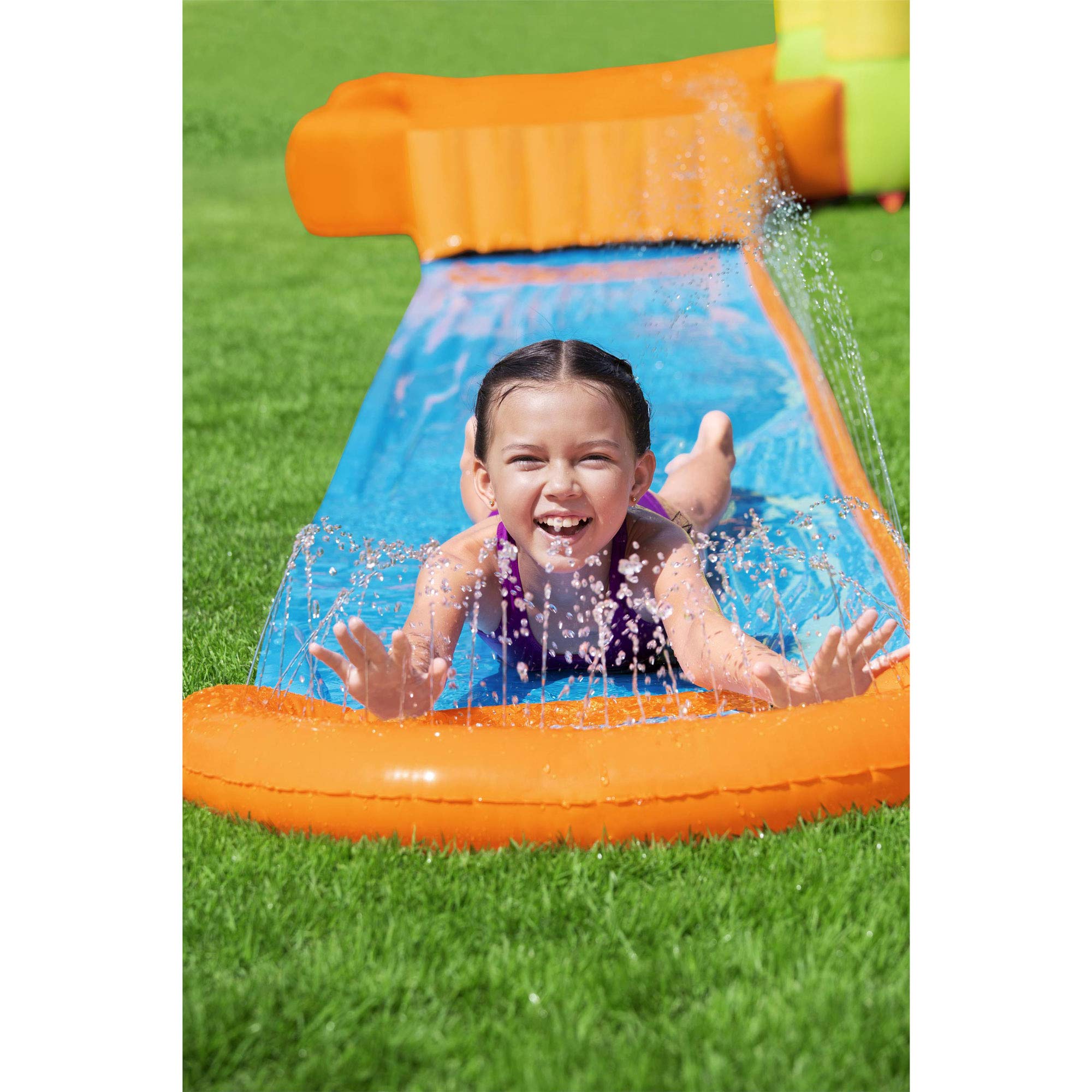 Bestway H2OGO! Splash & Dash Inflatable Bounce House with Water Slide - Outdoor Kids Play Center for Backyard, Birthday Parties & Summer Fun