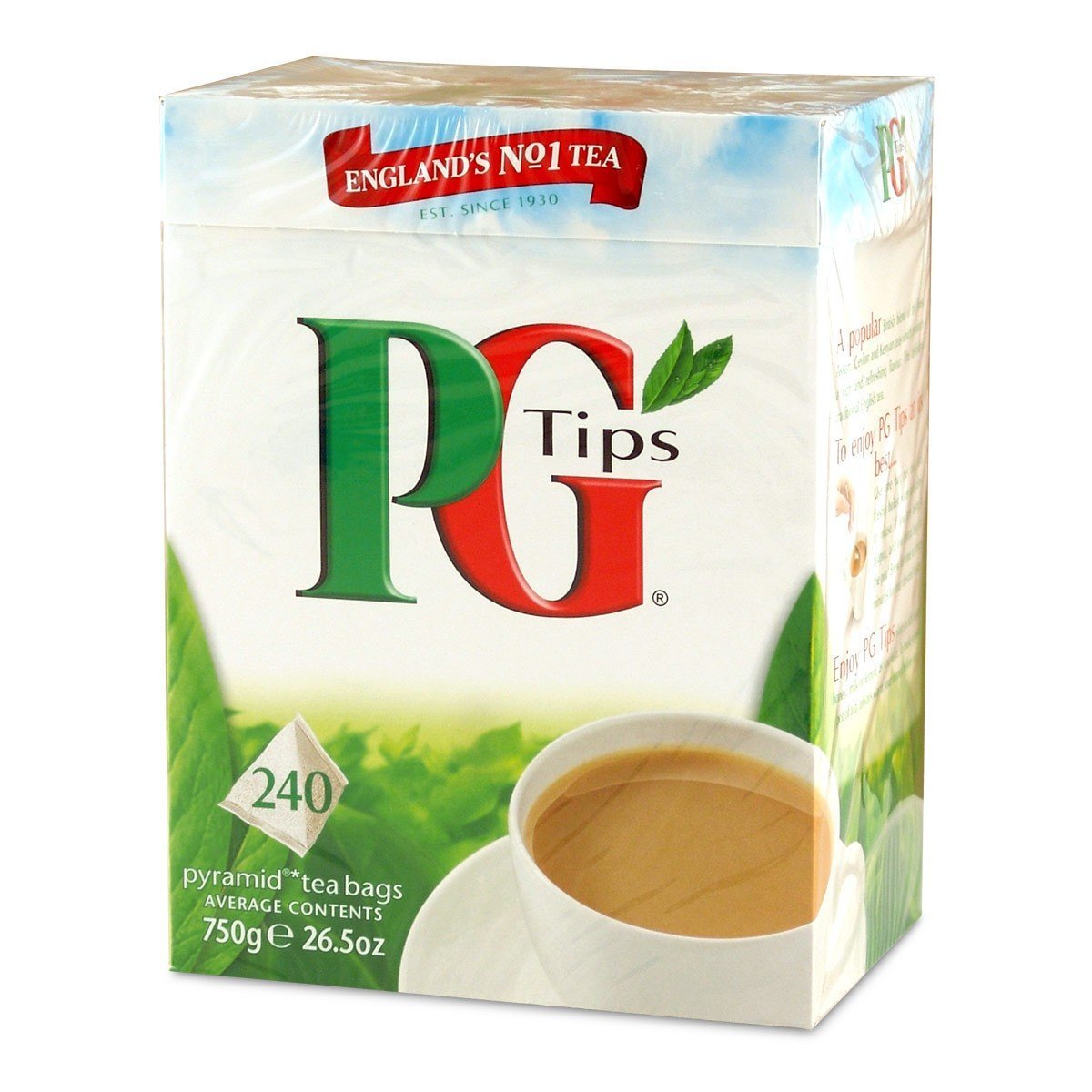 PG Tips Black Tea Bags - 240 Bags x 3 Pack (720 Total) | Premium British Tea | Perfect for Home, Office & Gifting