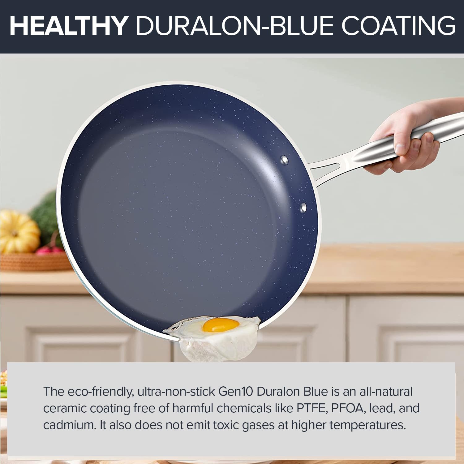 Nuwave 3-Piece Forged Lightweight Frying Pan Set (8