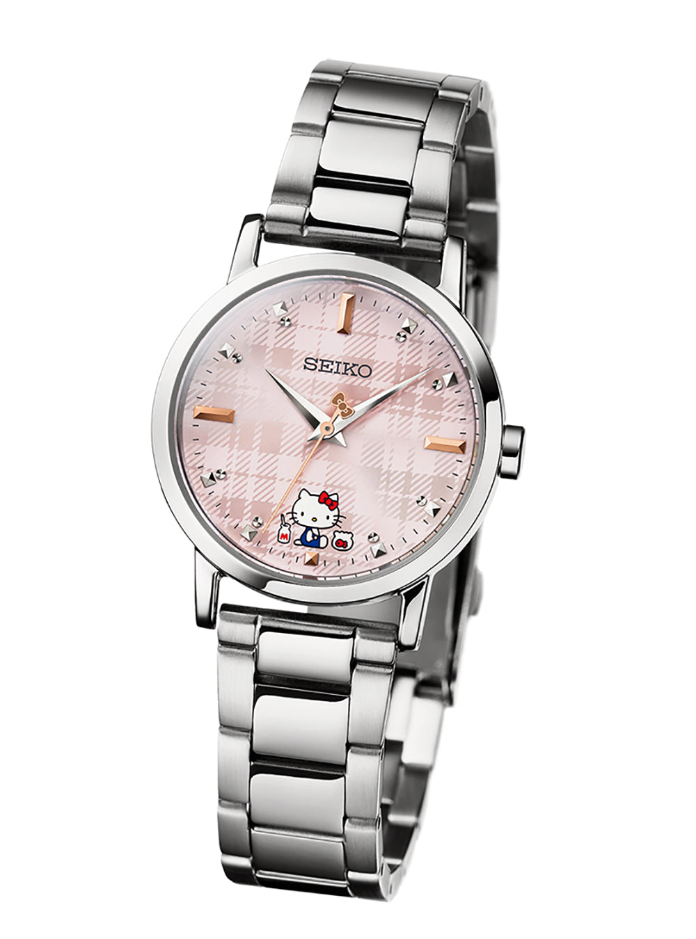 SEIKO × HELLO KITTY 50th Anniversary Limited Edition Watch - Japanese Made Collectible Timepiece for Women | Perfect Gift for Sanrio Fans, Special Occasions & Fashion Accessories