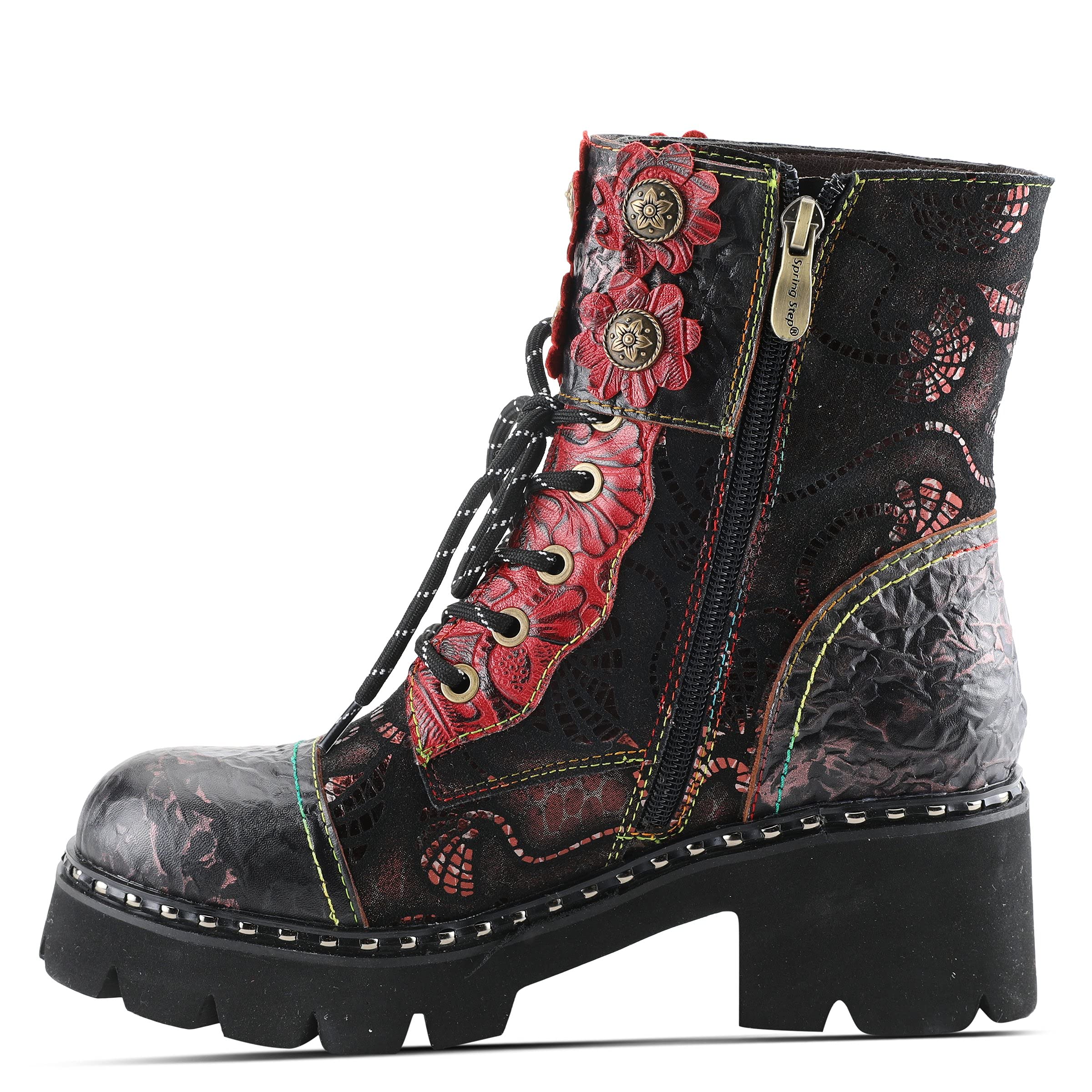 Spring Step L'Artiste Women's Limitless Bootie - Comfortable Ankle Boots for Women, Fashionable Low Heel Booties for Work, Casual & Night Out