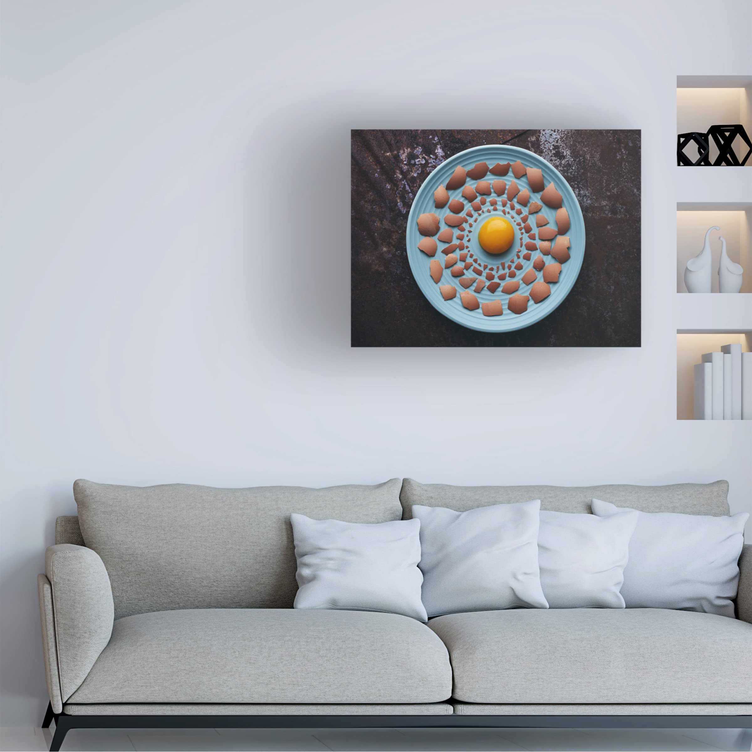 Trademark Fine Art 'Sacrosanct' Canvas Wall Art Painting by Aleksandrova Karina - Modern Abstract Home Decor for Living Room, Bedroom & Office