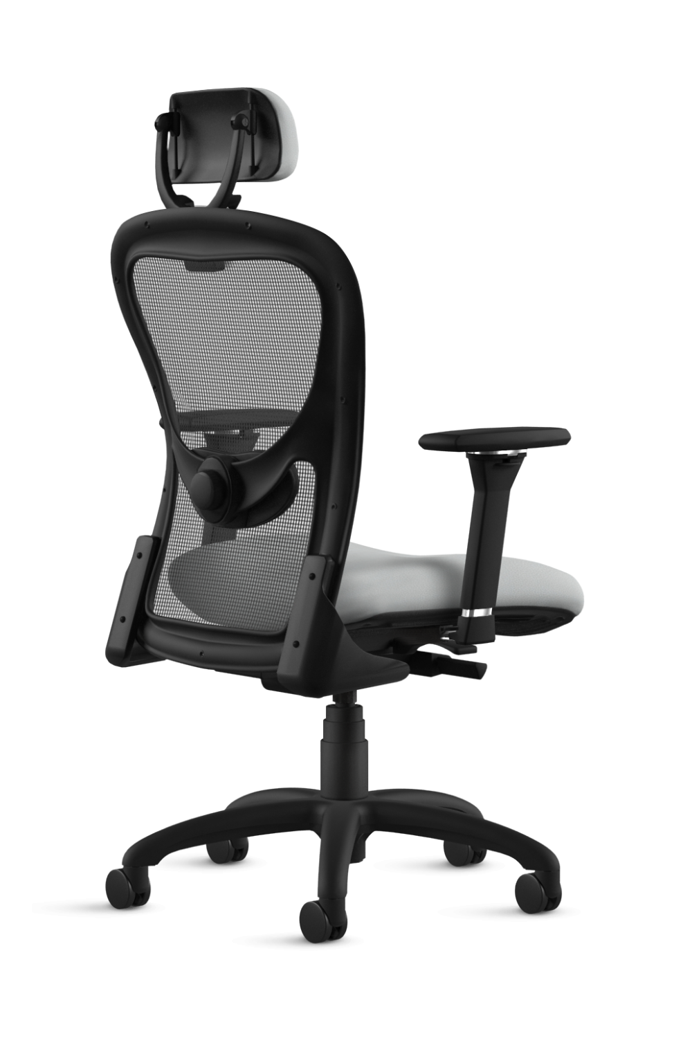 9 to 5 STRATA White Ultrafabric High Back Executive Chair with Headrest - Ergonomic Office Chair for Home & Business Workspaces, Perfect for Long Hours of Comfortable Sitting