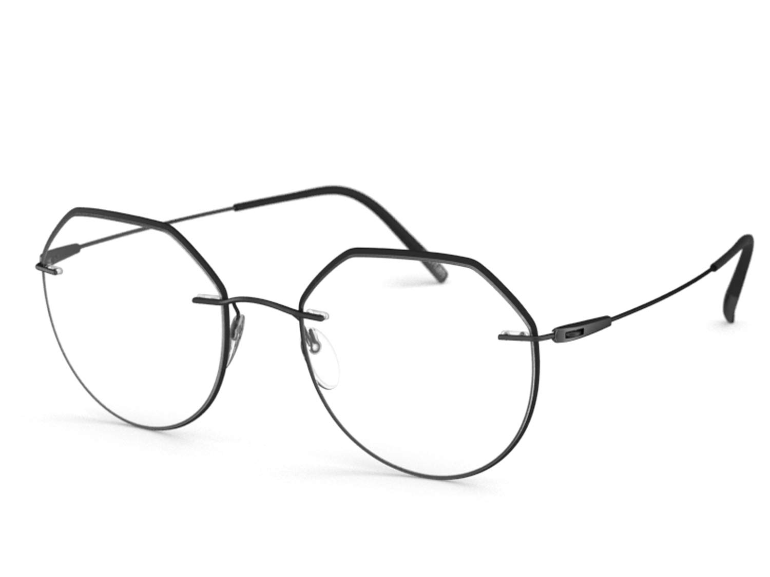 Silhouette Eyeglasses Dynamics Colorwave Accent Rings 5500 with DEMO Lens - Stylish Prescription Glasses for Men & Women - Perfect for Work, Reading, and Everyday Fashion