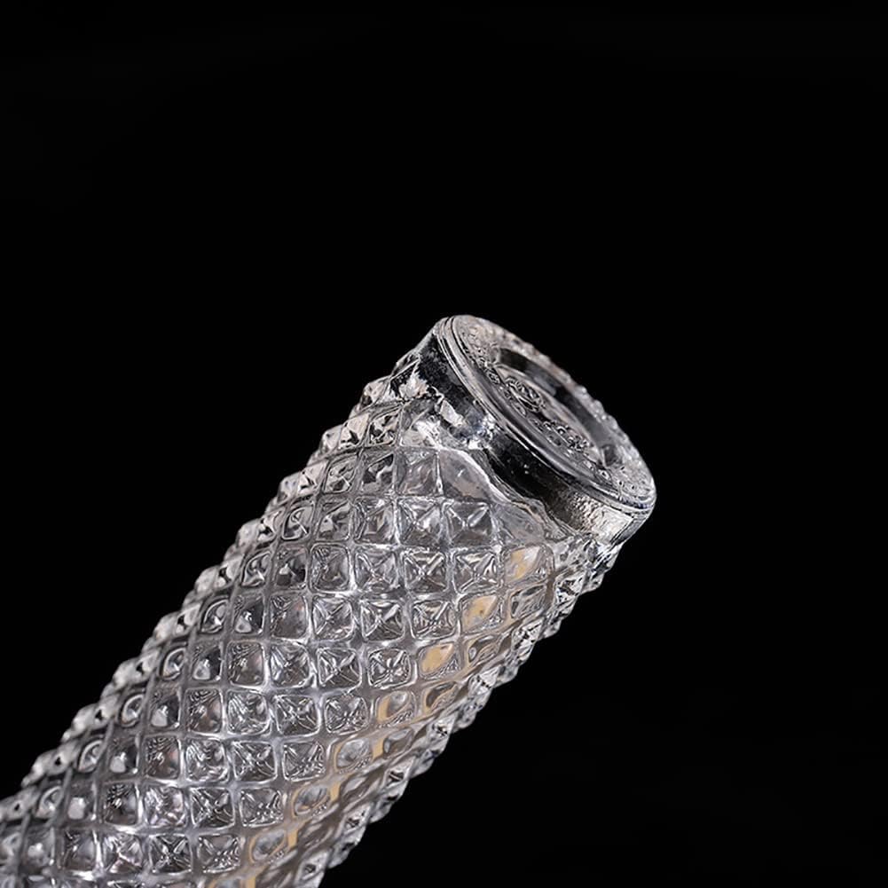 6 Pcs 10ml Clear Glass Essential Oil Roller Bottles - Refillable Roll On Bottles for Aromatherapy, Perfume & DIY Blends | Compact Travel Size for Home, Office & On-The-Go Use