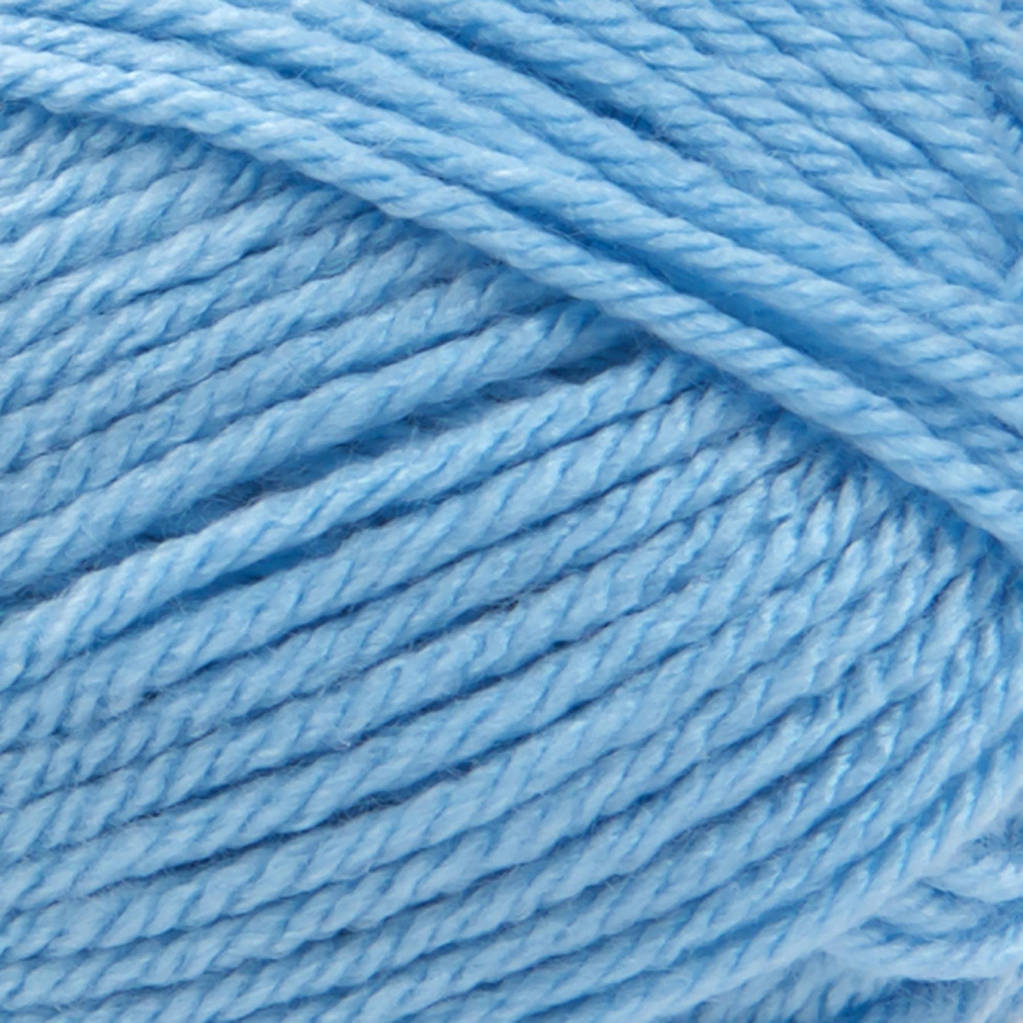 Lion Brand Yarn Basic Stitch Anti-Pilling Knitting & Crochet Yarn - 1 Pack Baby Blue - Soft Yarn for Scarves, Blankets & Baby Clothes