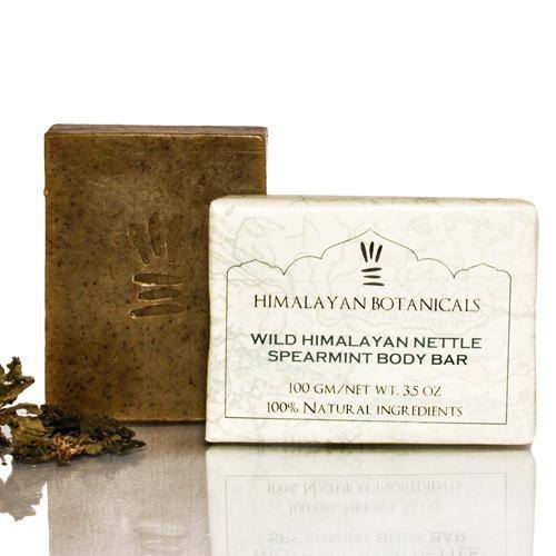 Organic Himalayan Spearmint Soap - Natural Handmade Bar Soap for Acne & Oily Skin - Refreshing Minty Aroma for Daily Face & Body Wash - Perfect for Spa, Bath & Gift Giving