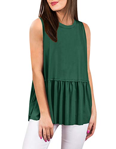 Sleeveless Forest Green