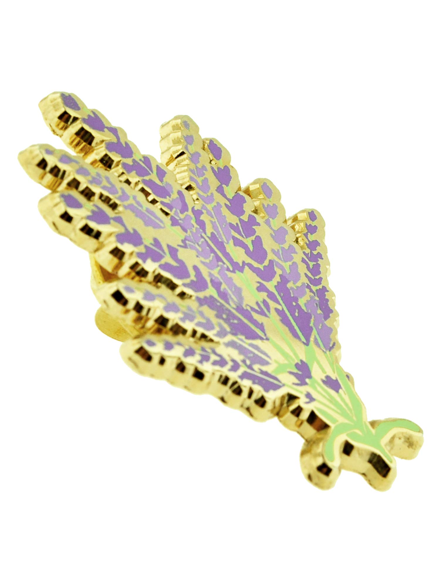 PinMart Floral Enamel Lapel Pin Brooch - Elegant Flower Plant Jewelry for Women's Suits, Dresses & Jackets | Perfect for Weddings, Office Wear & Fashion Accessories