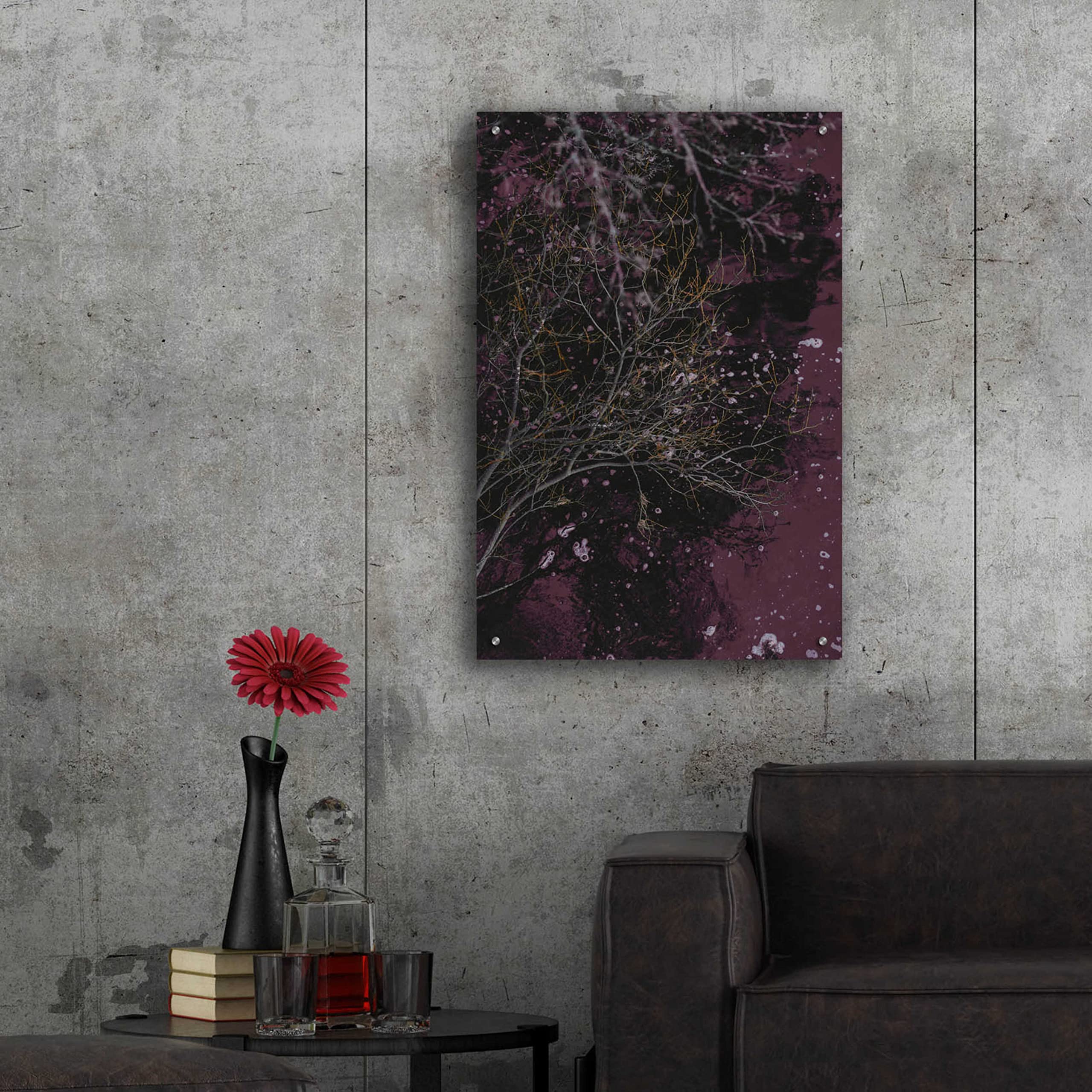 Epic Art 'River of Wine' by Design Fabrikken - Premium Acrylic Glass Wall Decor, 24x36 Inches - Modern Home & Office Wall Art for Living Room, Bedroom, Dining Area