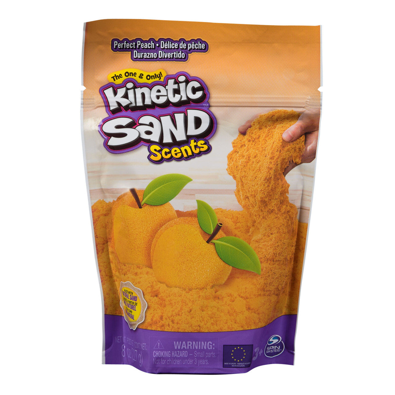 Kinetic Sand 8oz Fruity Scented Play Sand - Sensory Toys for Kids, Stress Relief for Adults - Perfect for Indoor Play, Classroom Activities & Relaxation Therapy