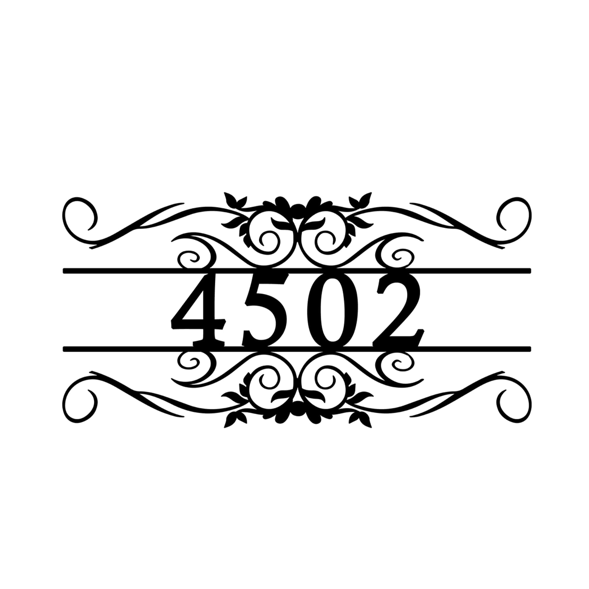 Personalized Metal House Address Plaque - Custom Door Number Sign for Home & Garden - Durable Wall Decorative Signage for Mail Delivery & Curb Appeal Enhancement