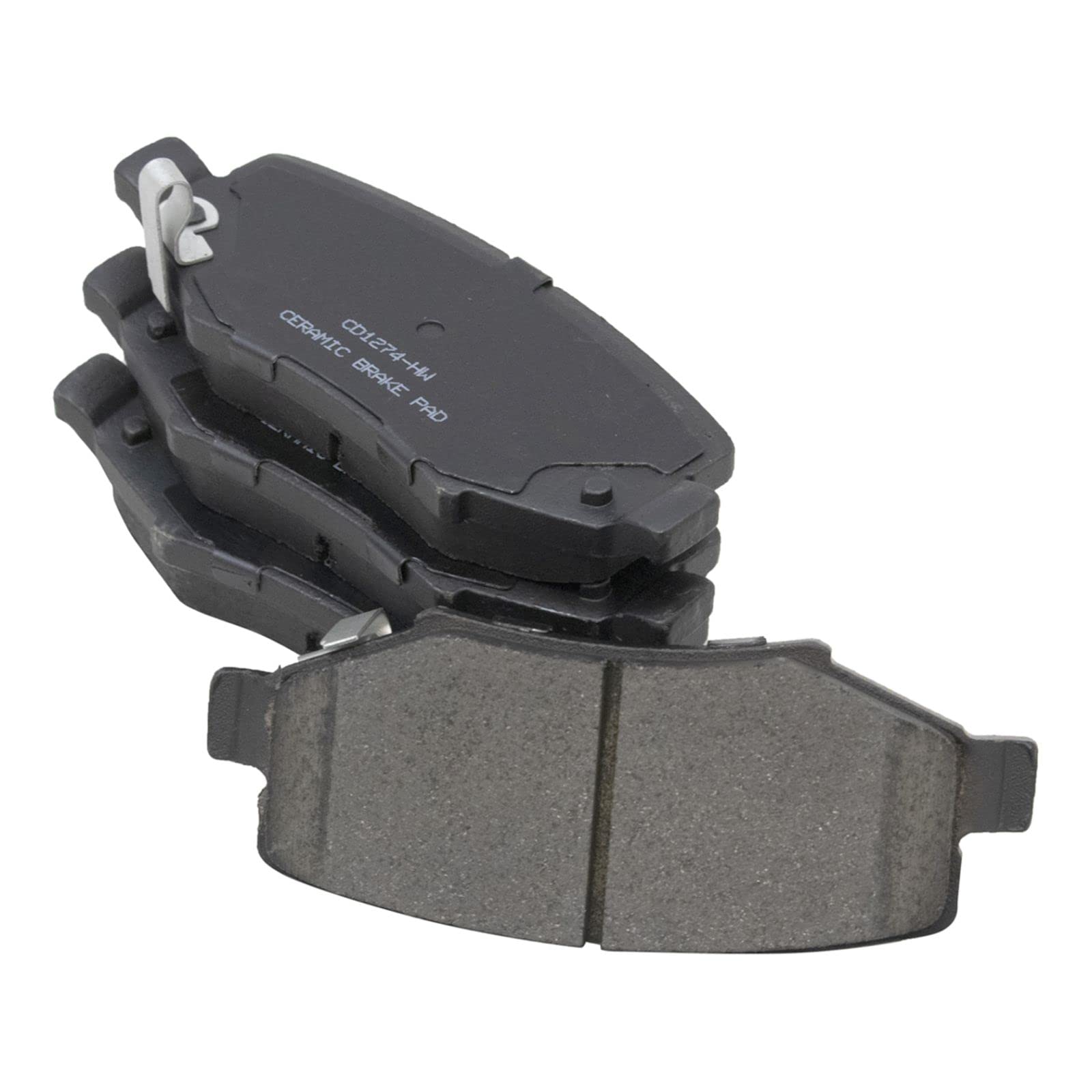 Ceramic Rear Brake Pads for 2007-2011 Dodge Nitro, 2008-2012 Jeep Liberty, 2007-2017 Wrangler & 2018 Wrangler JK - High Performance Braking for Off-Road & Daily Driving