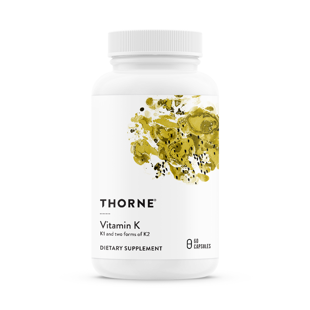 Thorne Vitamin K (K171) Supplement - Supports Bone & Heart Health - Vegan, Non-GMO - for Daily Wellness & Immune Support
