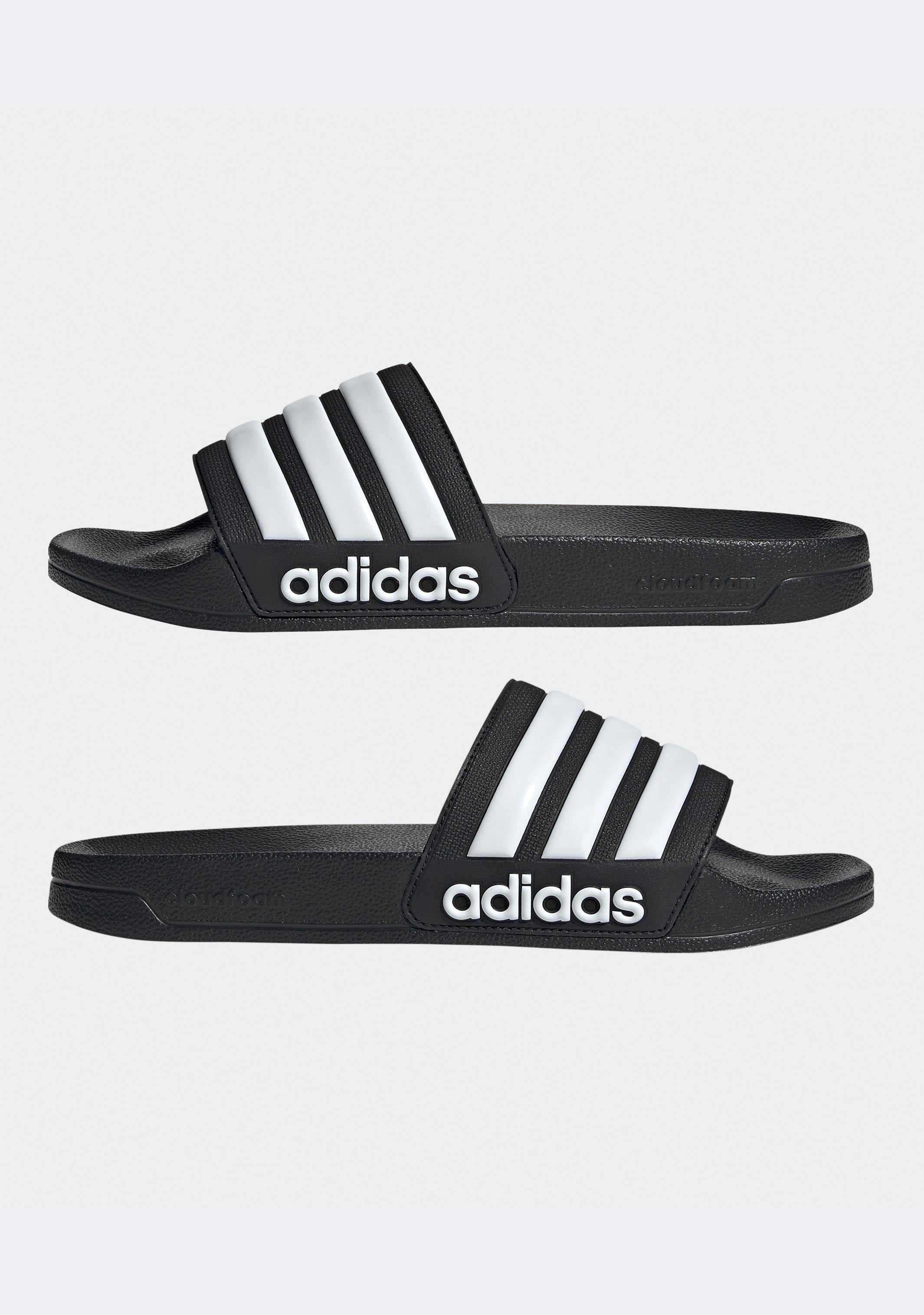Adidas Men's Adilette Comfort Slide Sandals - Lightweight Shower Shoes for Pool, Beach, Gym & Spa - Quick-Dry Waterproof Slides for Men