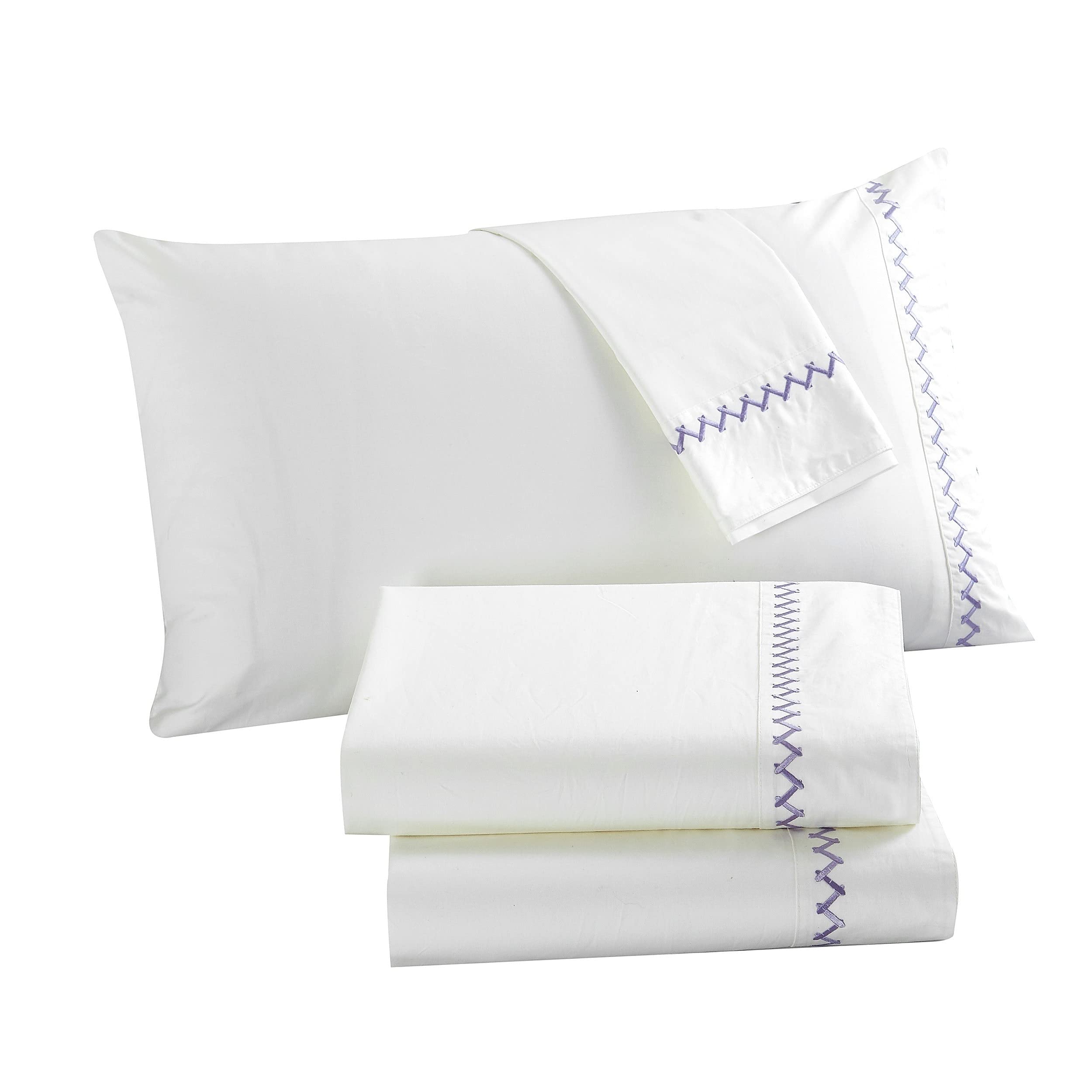 Luxury 4-Piece Bergen Palace Queen Size Bed Sheet Set - Soft & Breathable Bedding for Master Bedroom, Guest Room, or Vacation Home