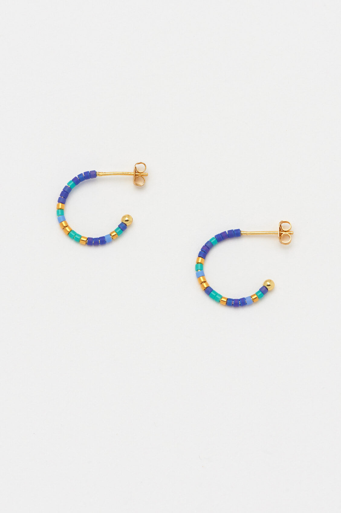 Night Sky Beaded Hoop Earrings - Sparkling Star Dangle Earrings for Women | Perfect for Evening Parties, Date Nights & Special Occasions