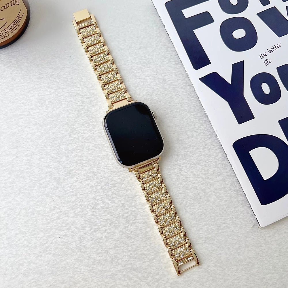EleganteSync Stylish Apple Watch Band for Women - Fashionable & Comfortable Replacement Strap for Workouts, Office & Everyday Wear