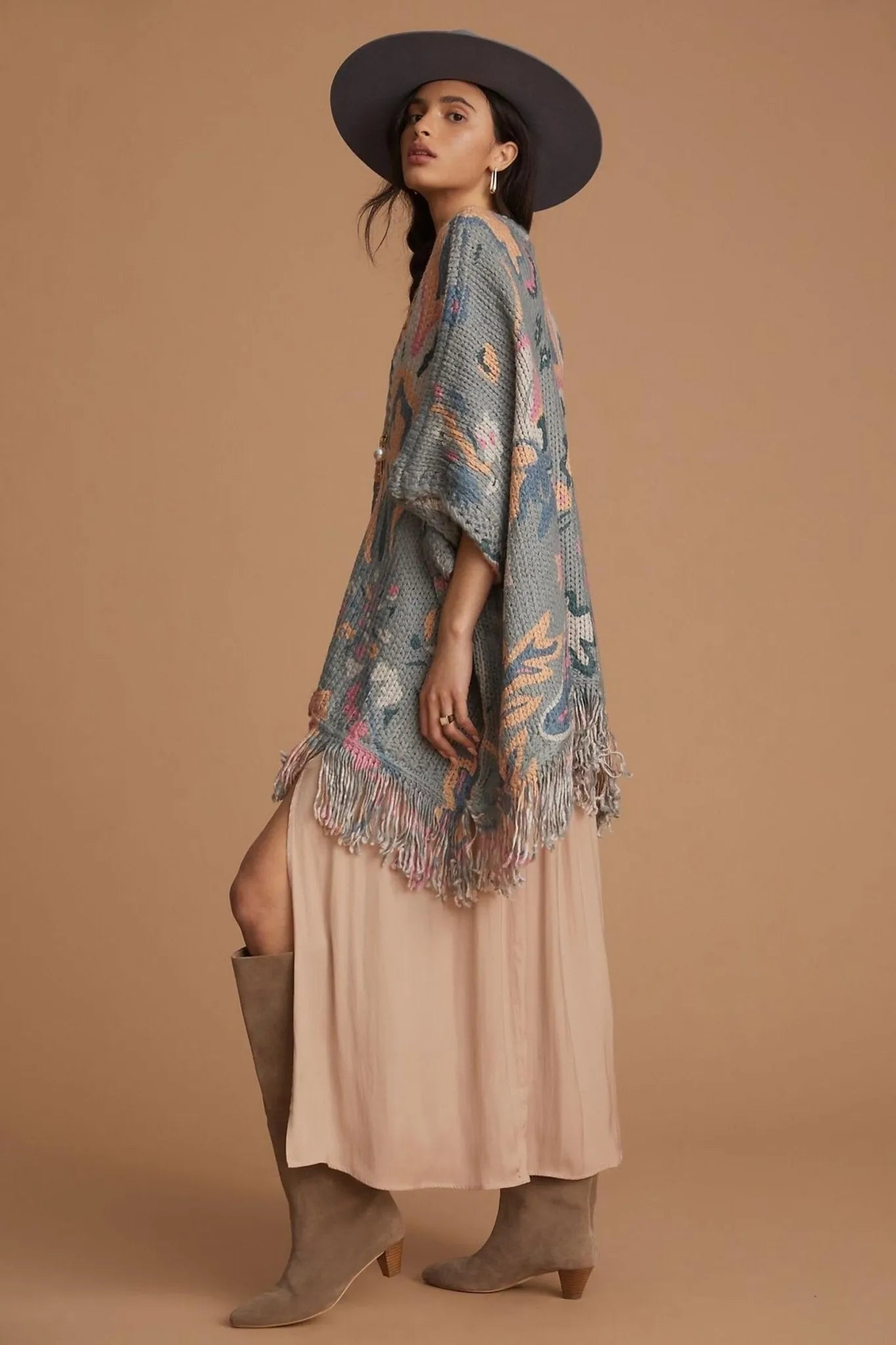 Stylish Knit Tassel Kimono Cardigan - Lightweight Boho Cover Up for Women - Perfect for Beach, Vacation & Summer Outfits