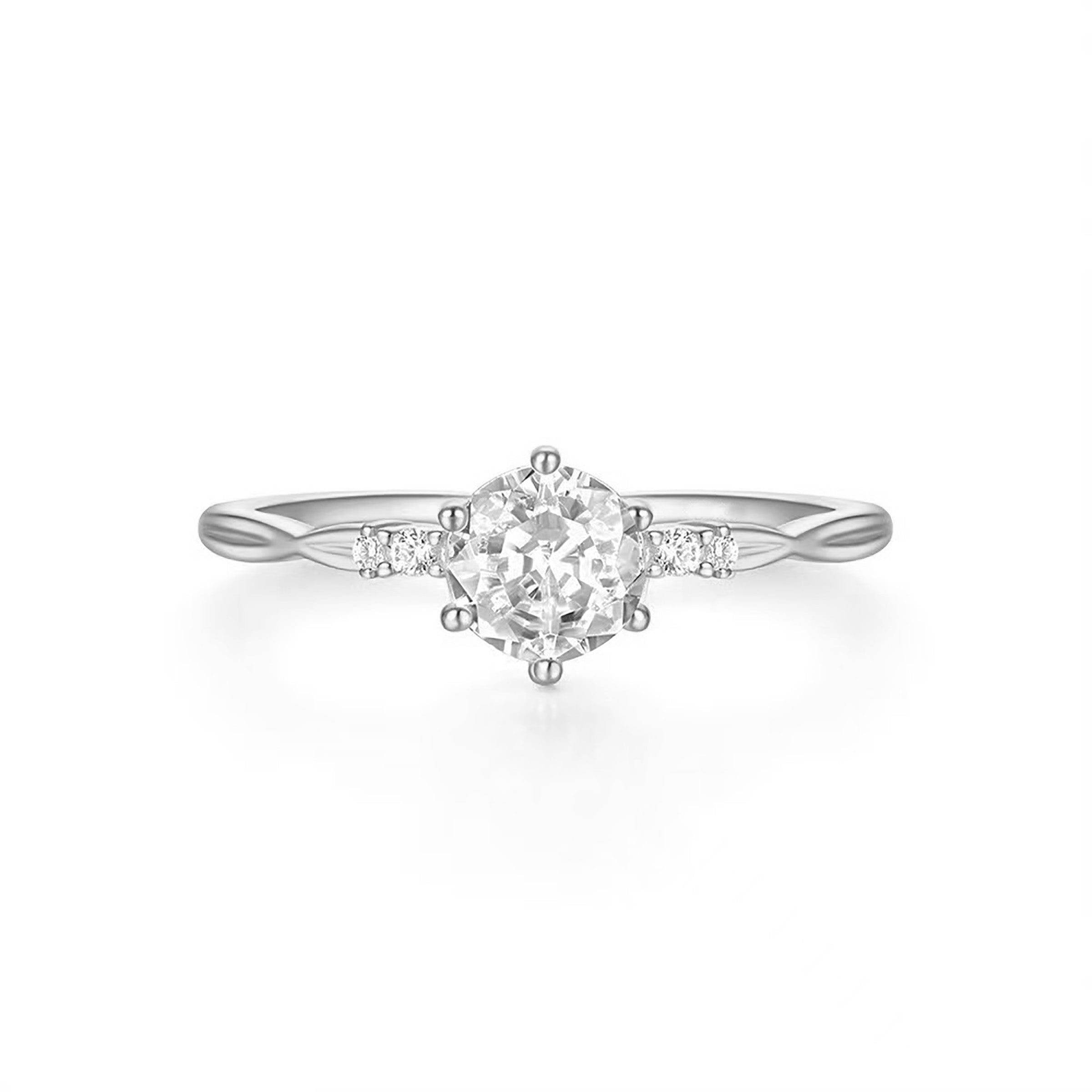 Sun Embracing Round Cut Moissanite Ashes Ring - Elegant Memorial Jewelry for Cremation Keepsake, Perfect for Remembrance Ceremonies & Special Occasions