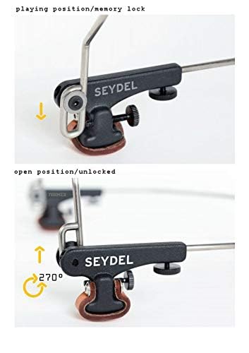 Seydel Gecko Harmonica Holder - Hands-Free Harmonica Stand for Musicians | Perfect for Live Performances, Practice, and Studio Recording