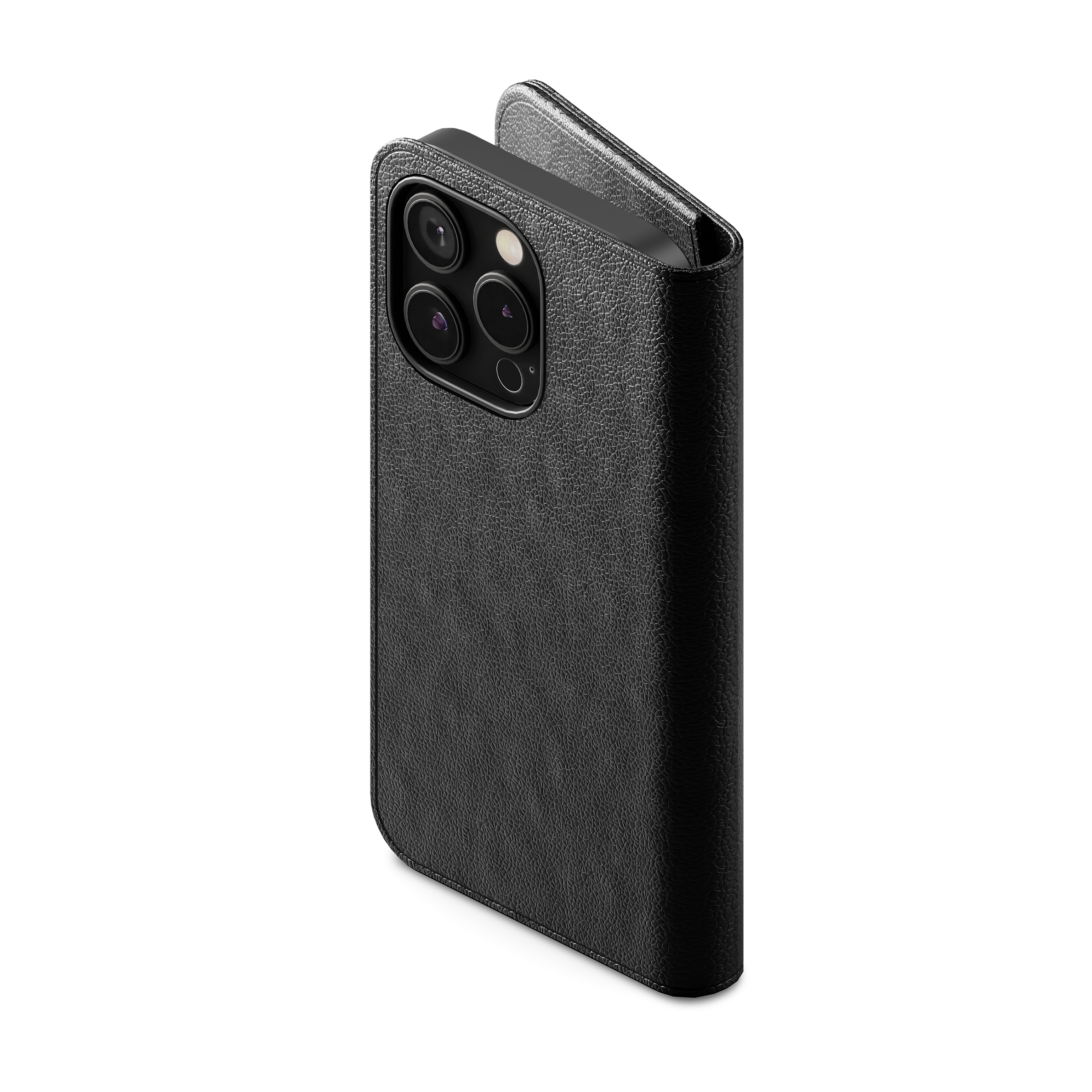 Premium Leather Wallet Case for iPhone 16 Pro - Slim RFID Blocking Protective Cover with Card Slots | Perfect for Everyday Use, Travel & Business Meetings