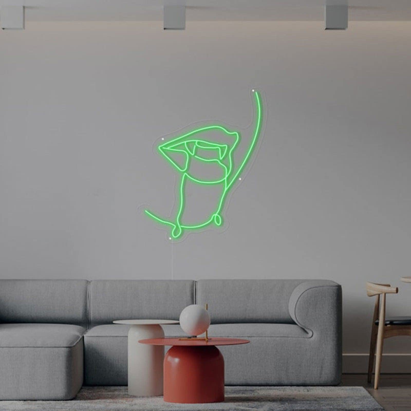 Hopesprout 15x19in Halloween LED Neon Sign - USB Powered Green Neon Light for Halloween Party Decor, Gift & Home Bar Decoration | Spooky Night Lights for Bedroom, Game Room & Outdoor Events