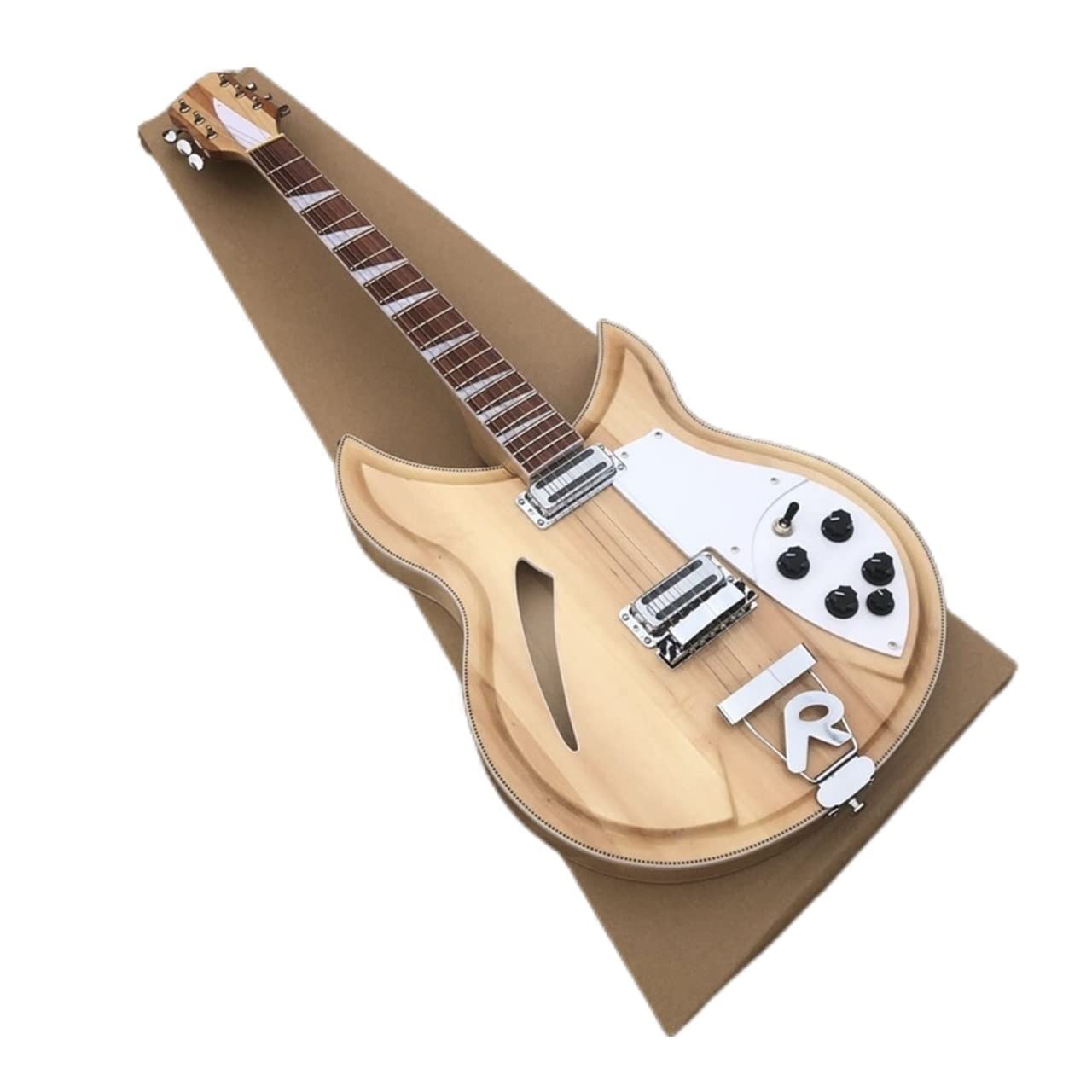 Premium Mahogany Body Electric Guitar with Maple Fingerboard - Full Size 6-String Jazz & Classical Electric Guitar Kit for Beginners & Professionals | Perfect for Stage Performances, Studio Recording & Home Practice