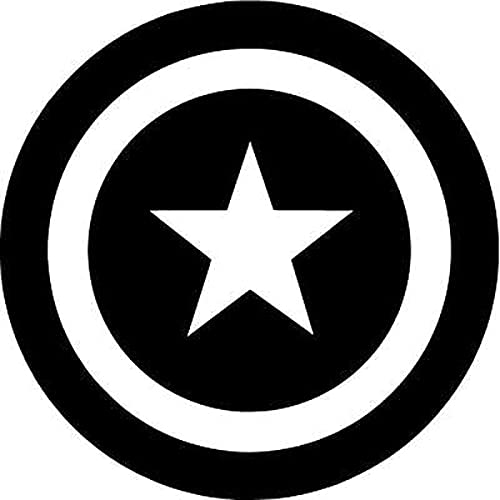 Funny Star Shield Vinyl Car Stickers 15cm x 15cm - Waterproof Decals for Cars, Motorcycles, Laptops & Helmets - Cool Automotive Styling Accessories (S6-3632) - Perfect for Personalizing Vehicles, Gifts & Car Enthusiasts