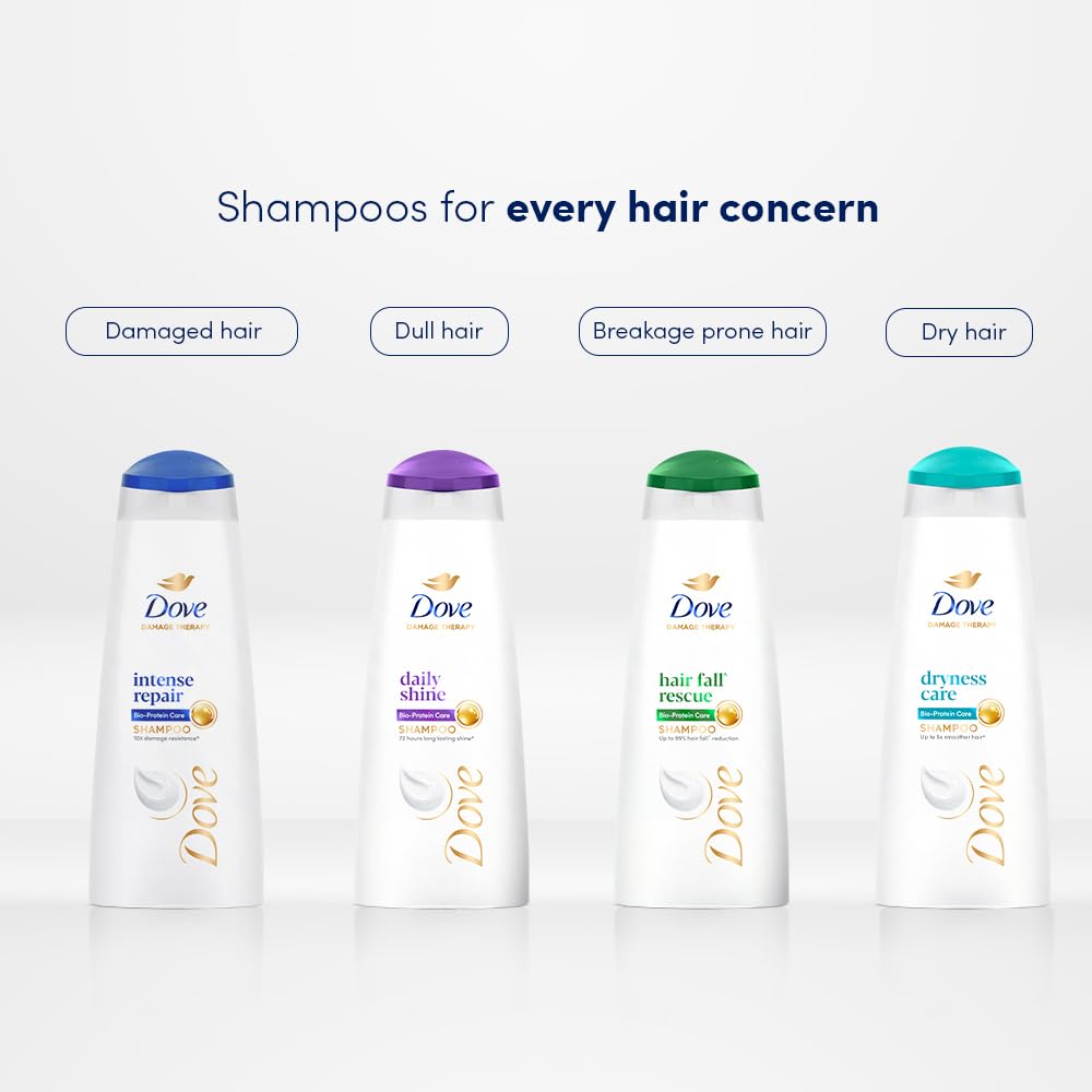 Dove Daily Shine Shampoo for Dull Hair - 12 oz (340 ml) | Hydrating & Revitalizing Hair Care | Perfect for Dry, Damaged Hair at Home or Salon Use